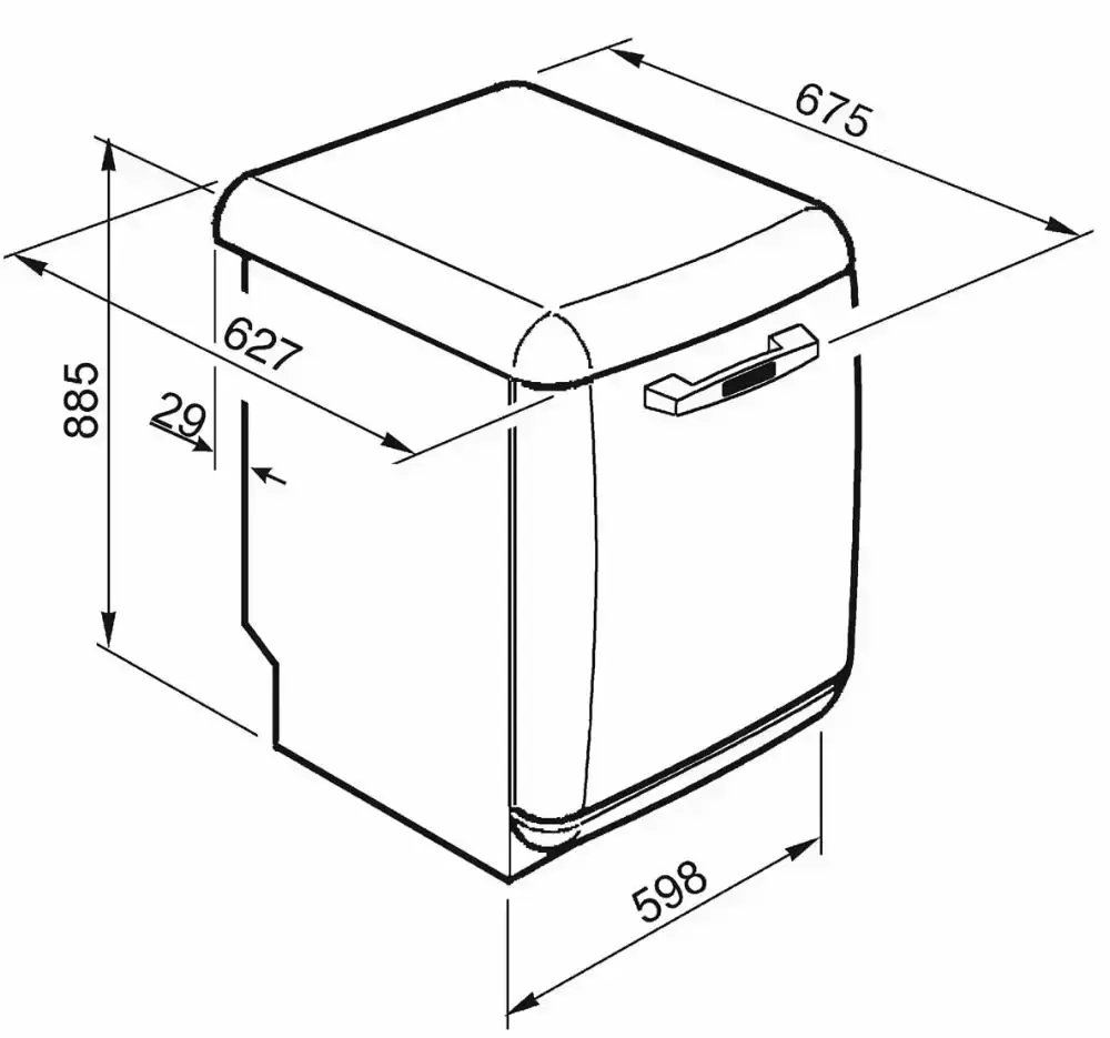 Посудомоечная машина Smeg BLV2O-2