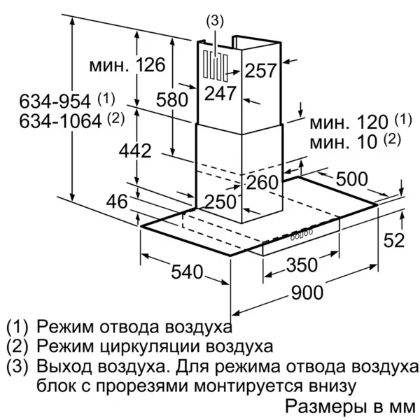 Вытяжка Neff D89EH52N0