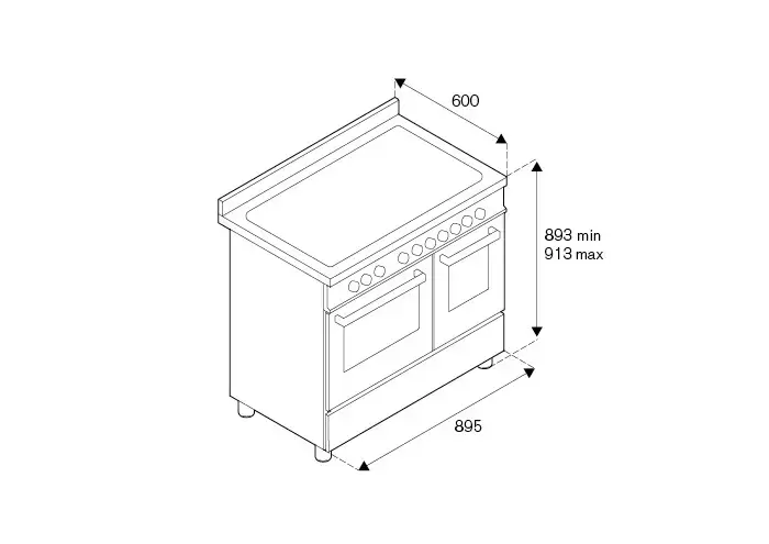 Варочный центр Bertazzoni MAS95I2EXT