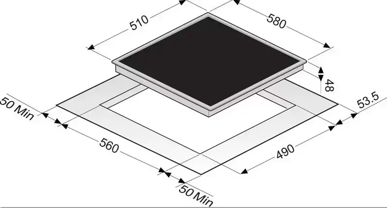 Варочная панель Zigmund Shtain CNS 119.60 BX