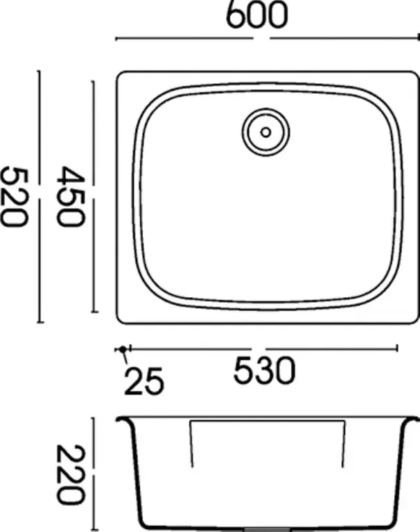 Мойка Smeg LSE60P