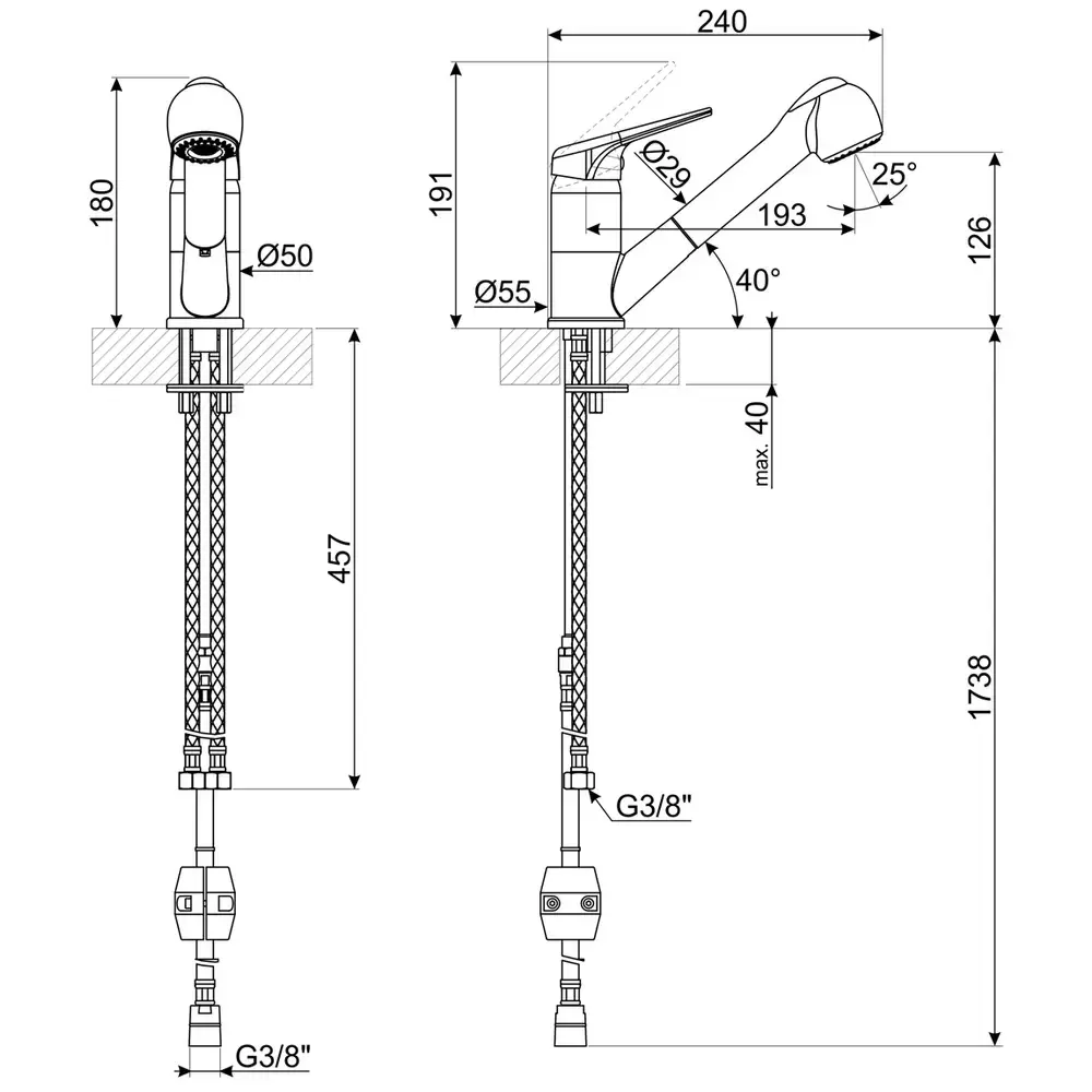 Смеситель Smeg MD10P2