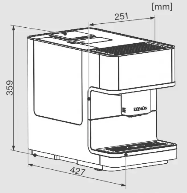 Кофемашина Miele CM 6360 OBBP