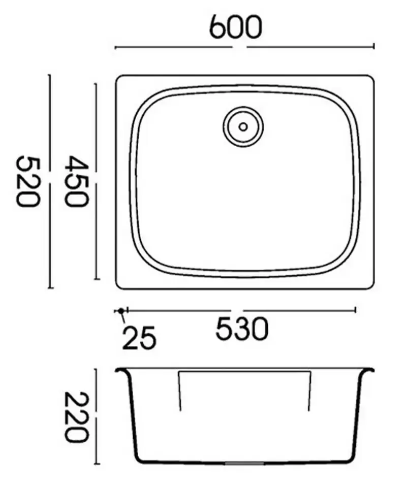 Мойка Smeg LSE60A